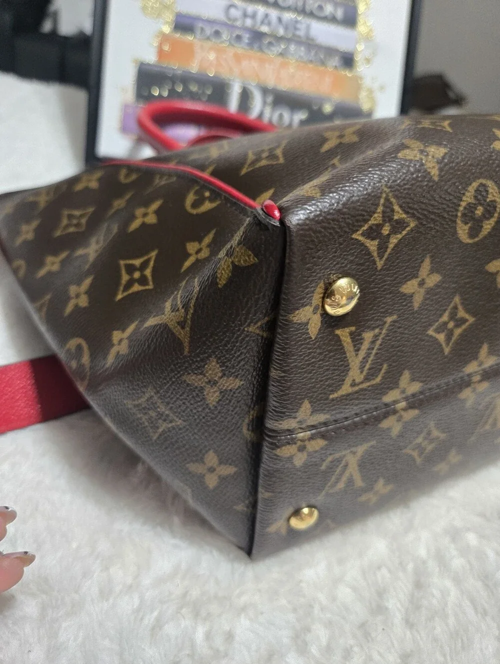 🔥 Louis Vuitton Monogram Tournelle PM Cerise 🔥